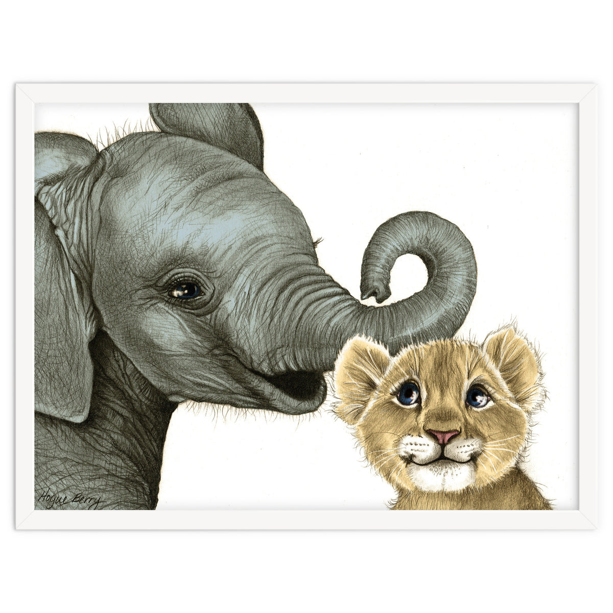 Best Friends, Elephant and Lion