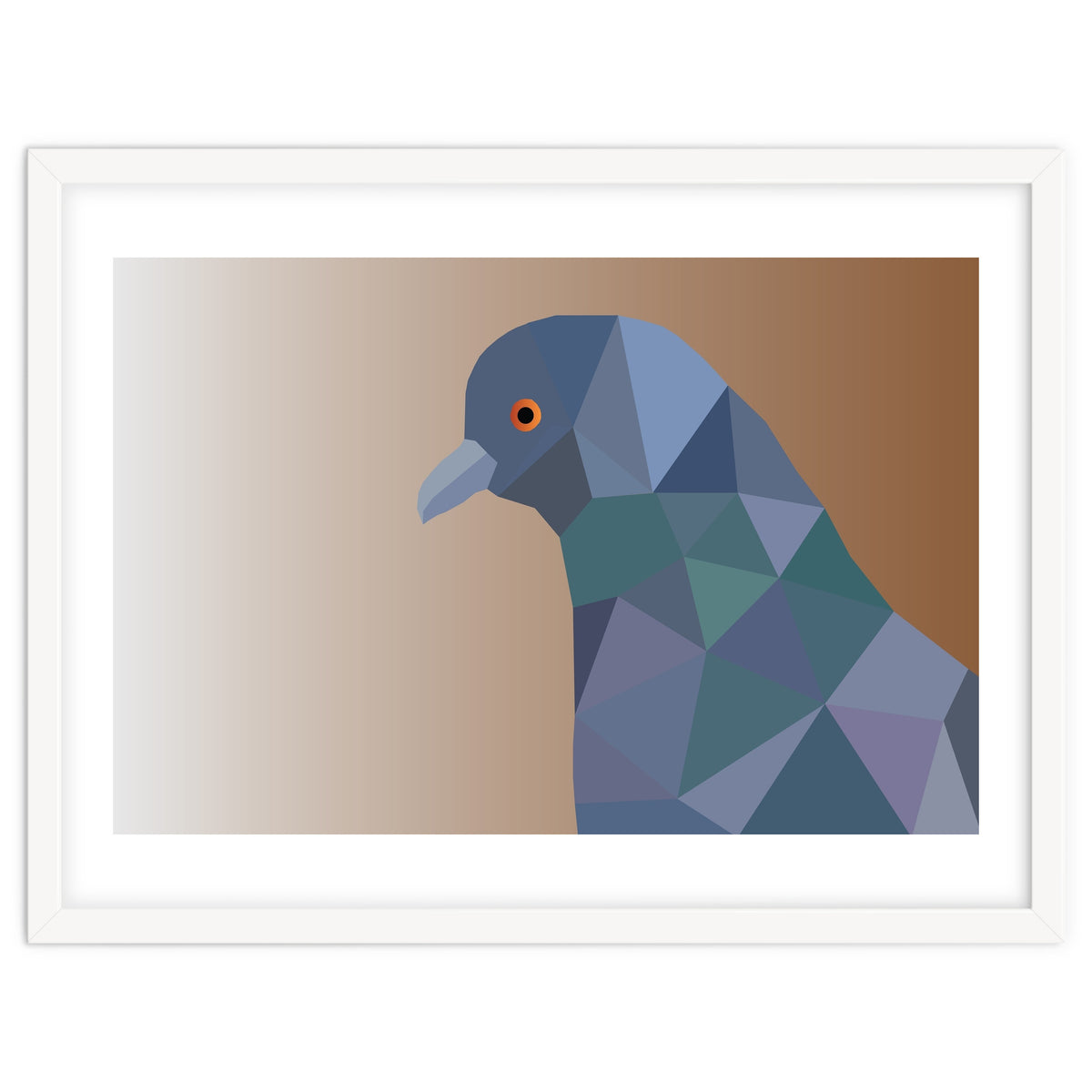 Pigeon Low Poly Art