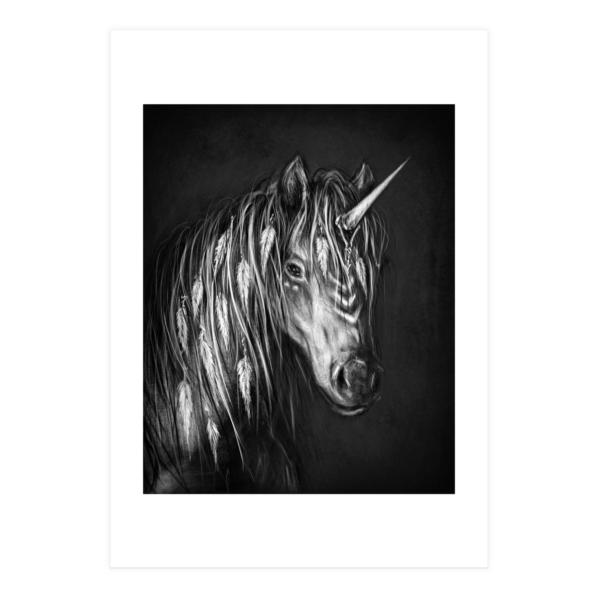 Gothic Unicorn (Print Only)