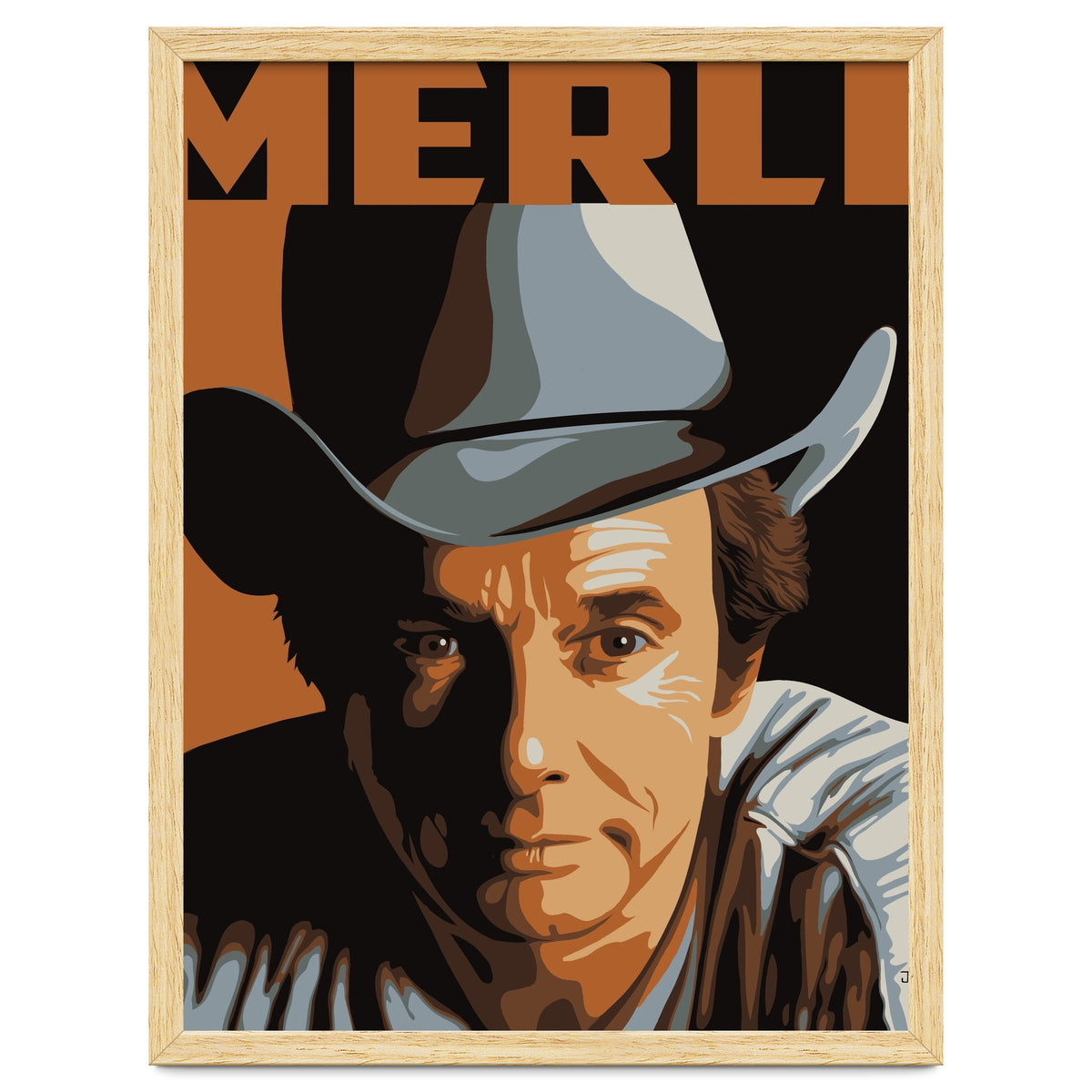 Merle Haggard Poster