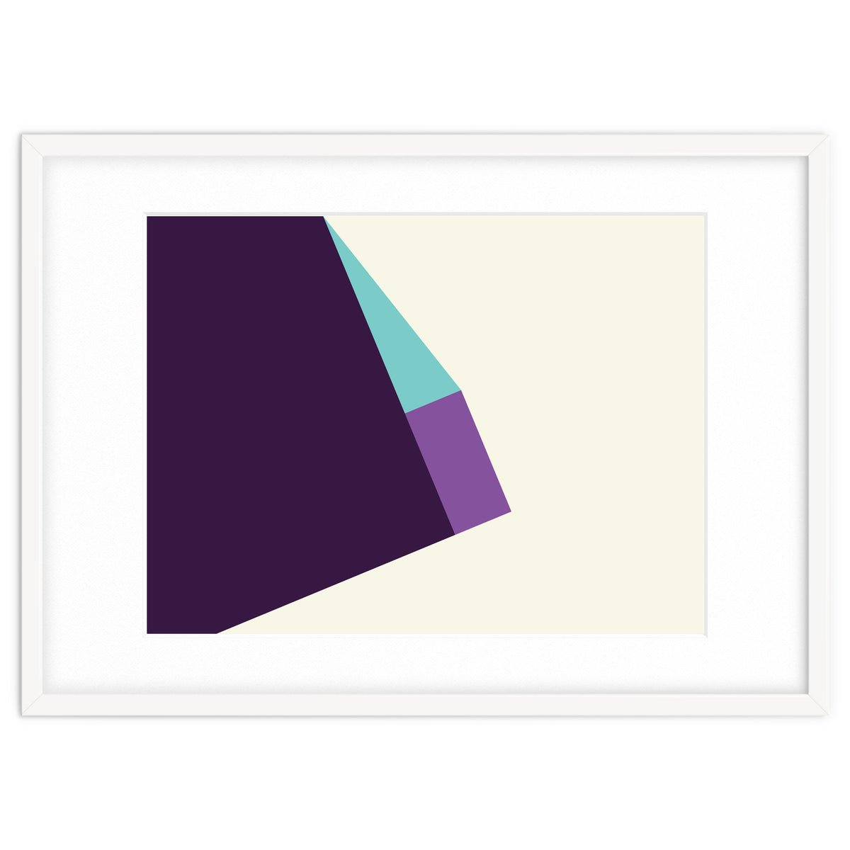 Geometric Shapes No. 42 -  lilac, blue & purple