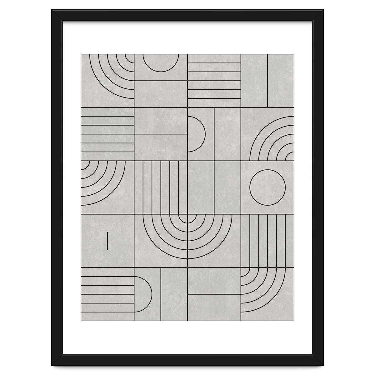 My Favorite Geometric Patterns No.21 - Grey