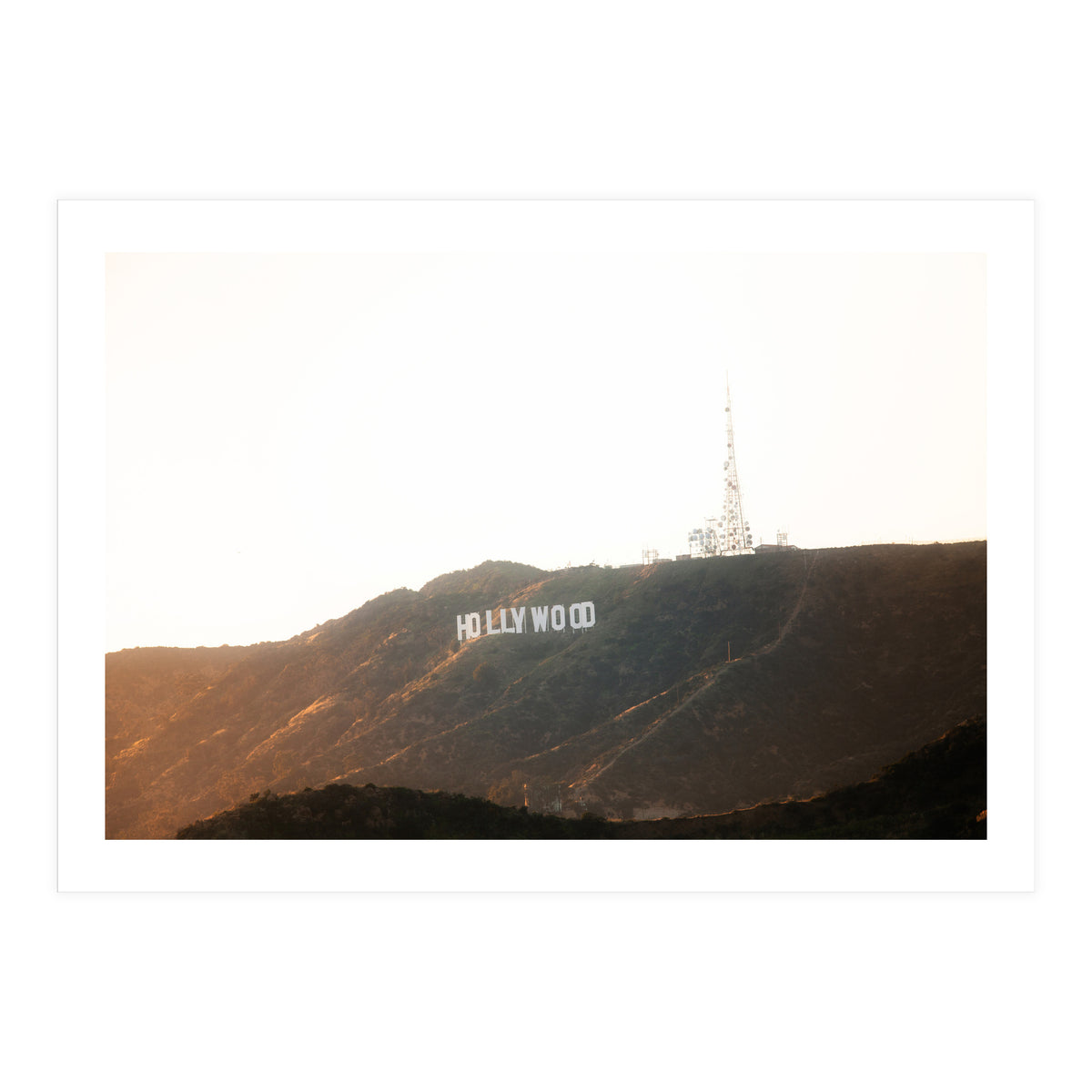 Hollywood Gold x Hollywood Sign California (Print Only)