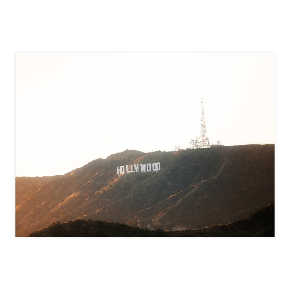 Hollywood Gold x Hollywood Sign California (Print Only)