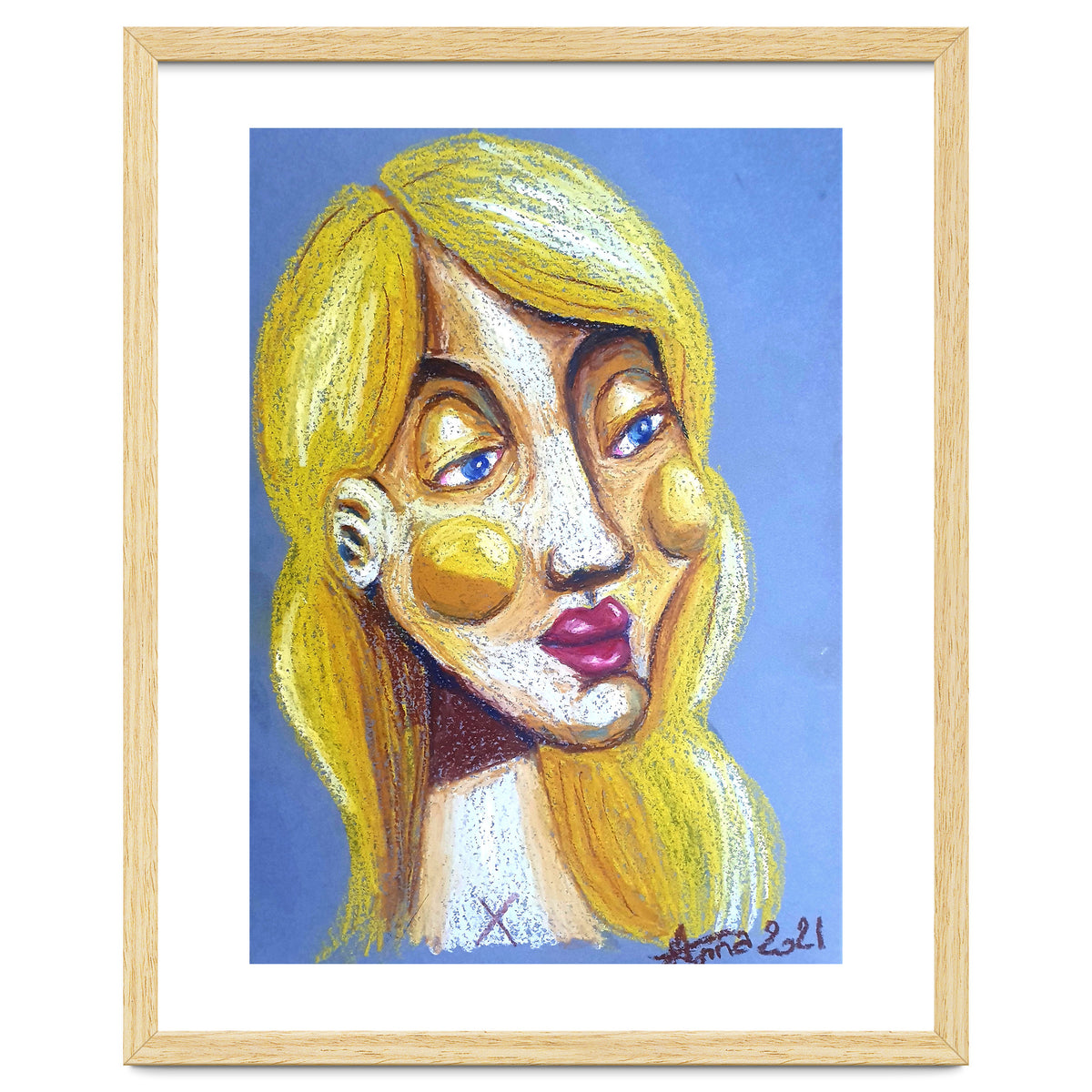 Blond Girl looking left