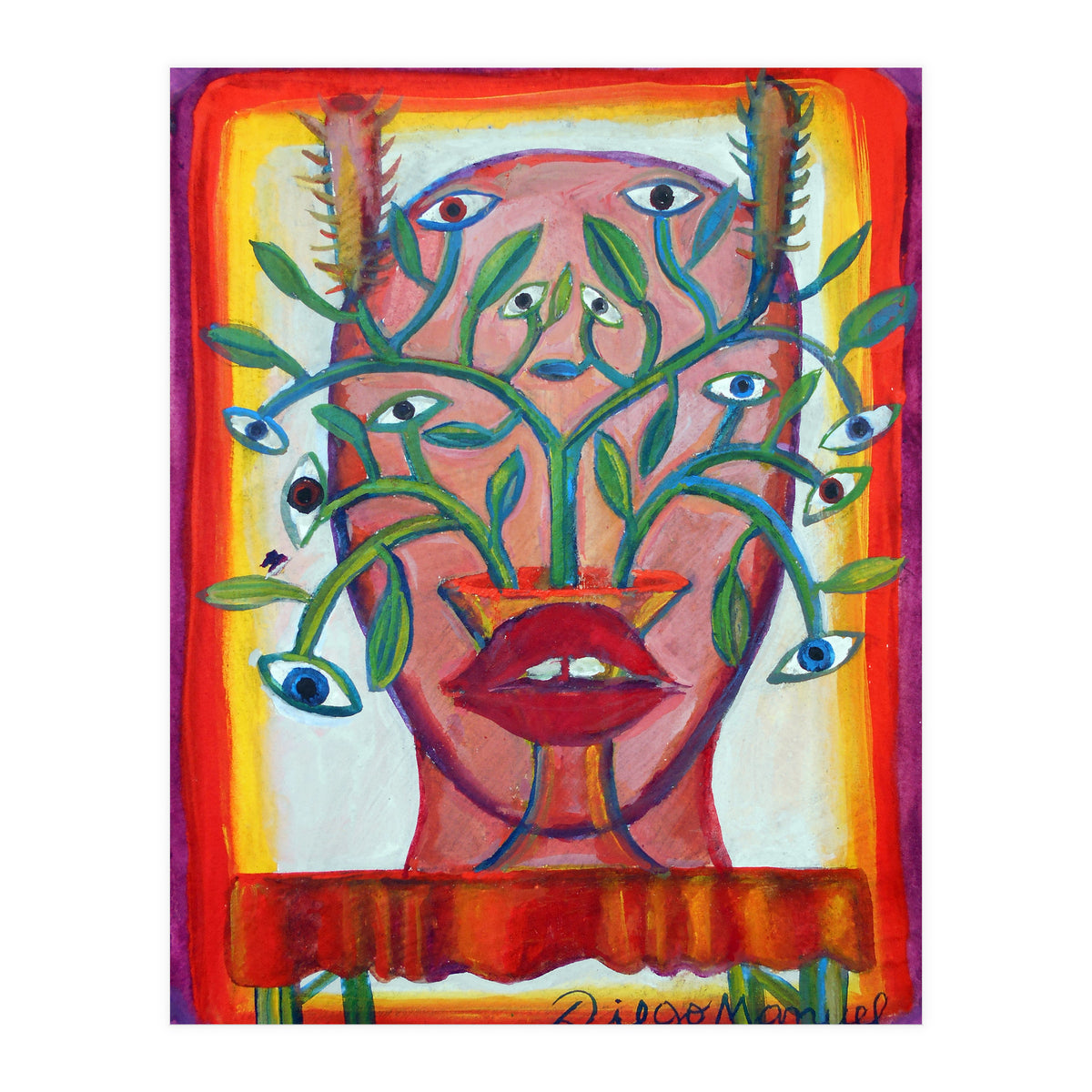 Cabeza De Mujer 5 Nueva (Print Only)