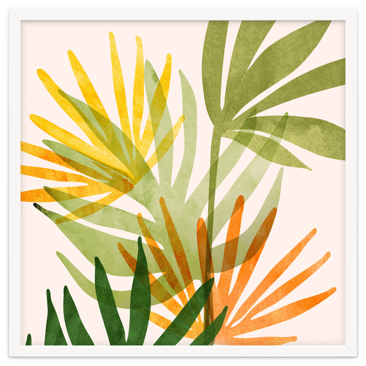 Modern Tropical Abstract Bouquet