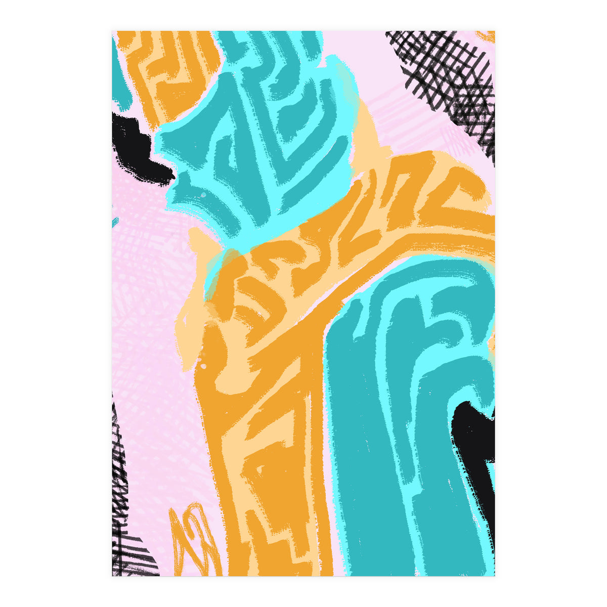 Yellow folks (Print Only)