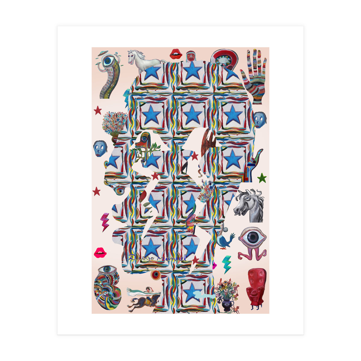 Perfil Con Rayos B 9 (Print Only)