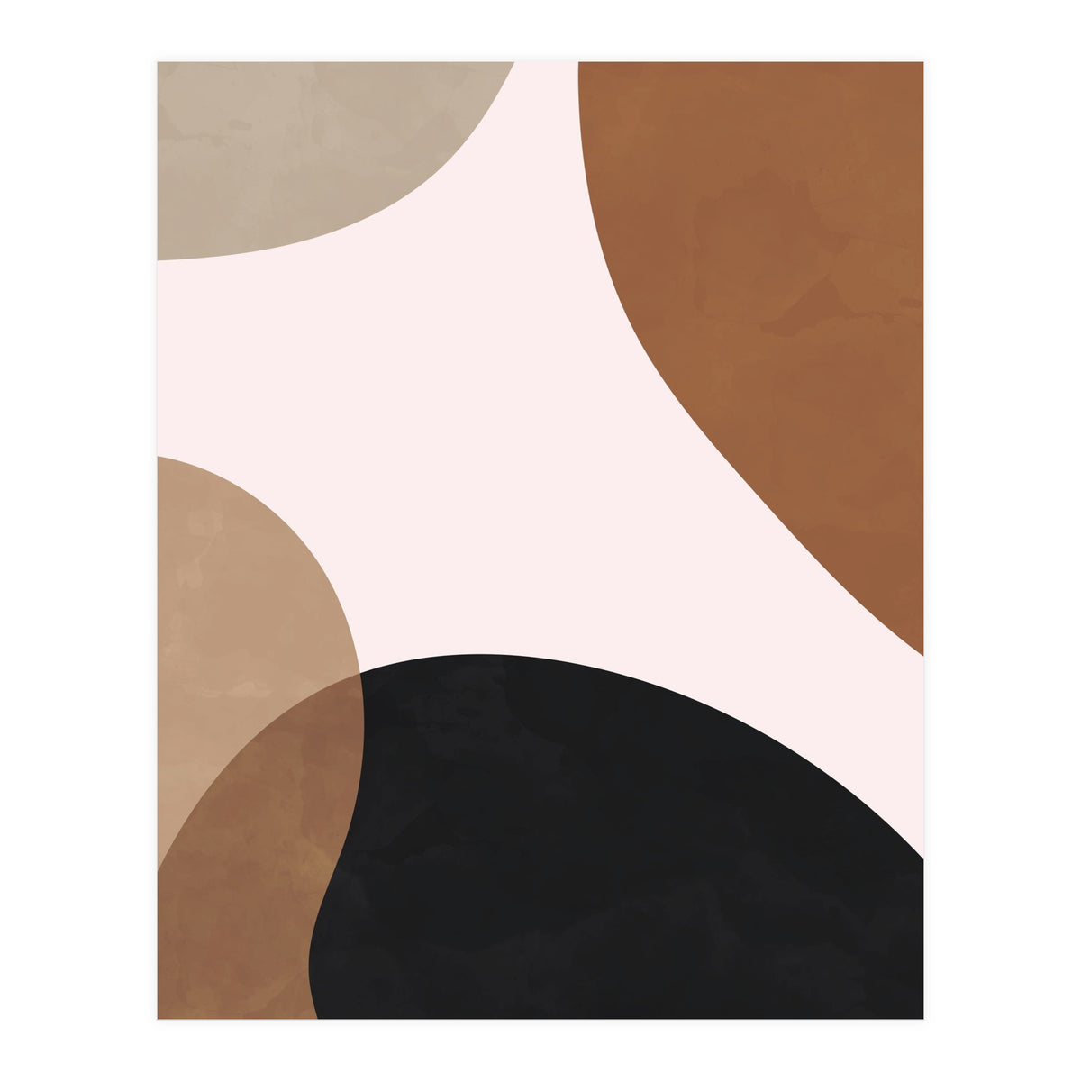 Abstract Shapes Scandinavian Art (Print Only)