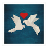 Origami love birds (Print Only) thumbnail