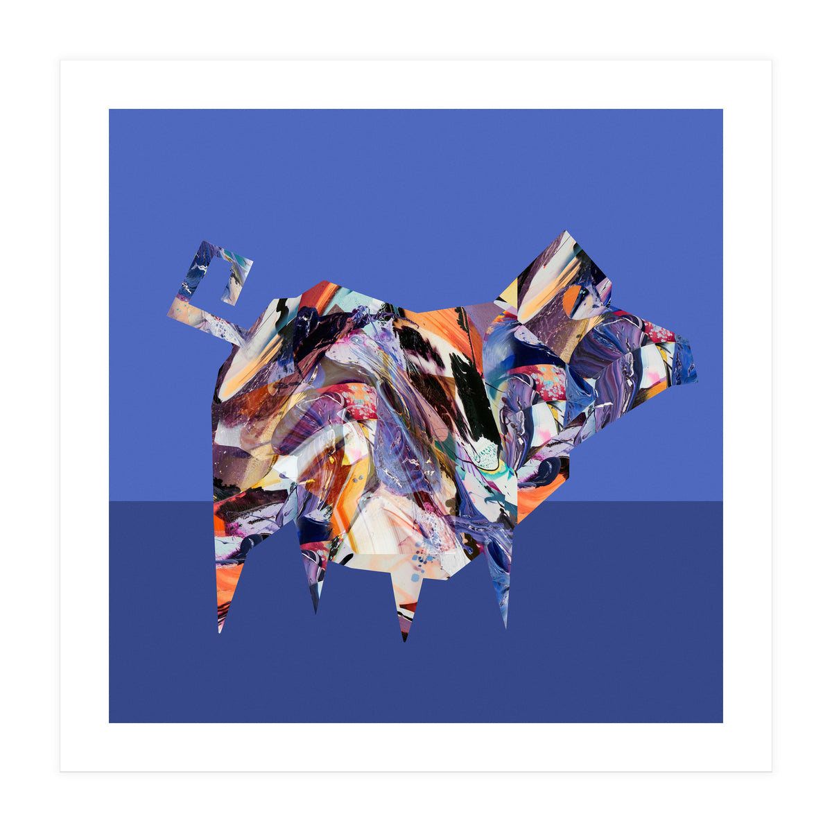 Crazy Ab Pig (Print Only)