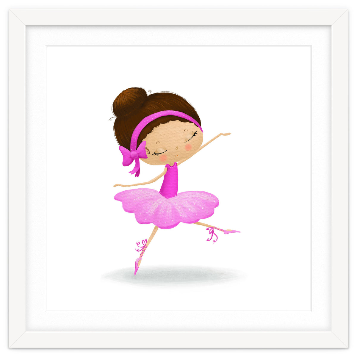 Adorable Ballerina Nursery Print