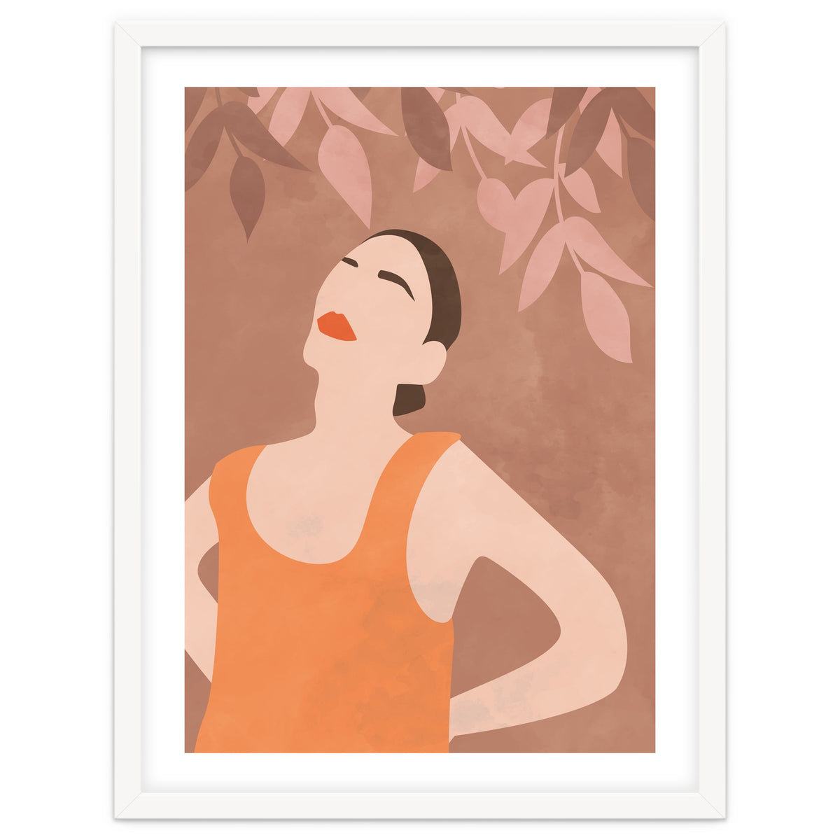 Mid Century Modern Boho Woman