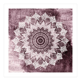 Bohochic Mandala In Burgundi (Print Only) thumbnail