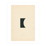 Cut black shape on beige (Print Only) thumbnail