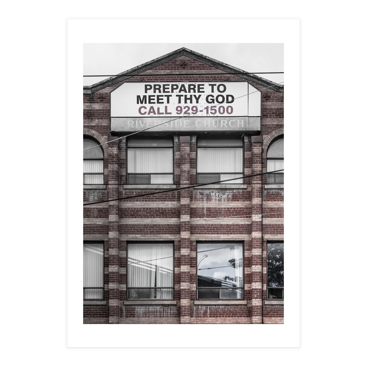 King Street East Methodist Church No 2 Color Version (Print Only)