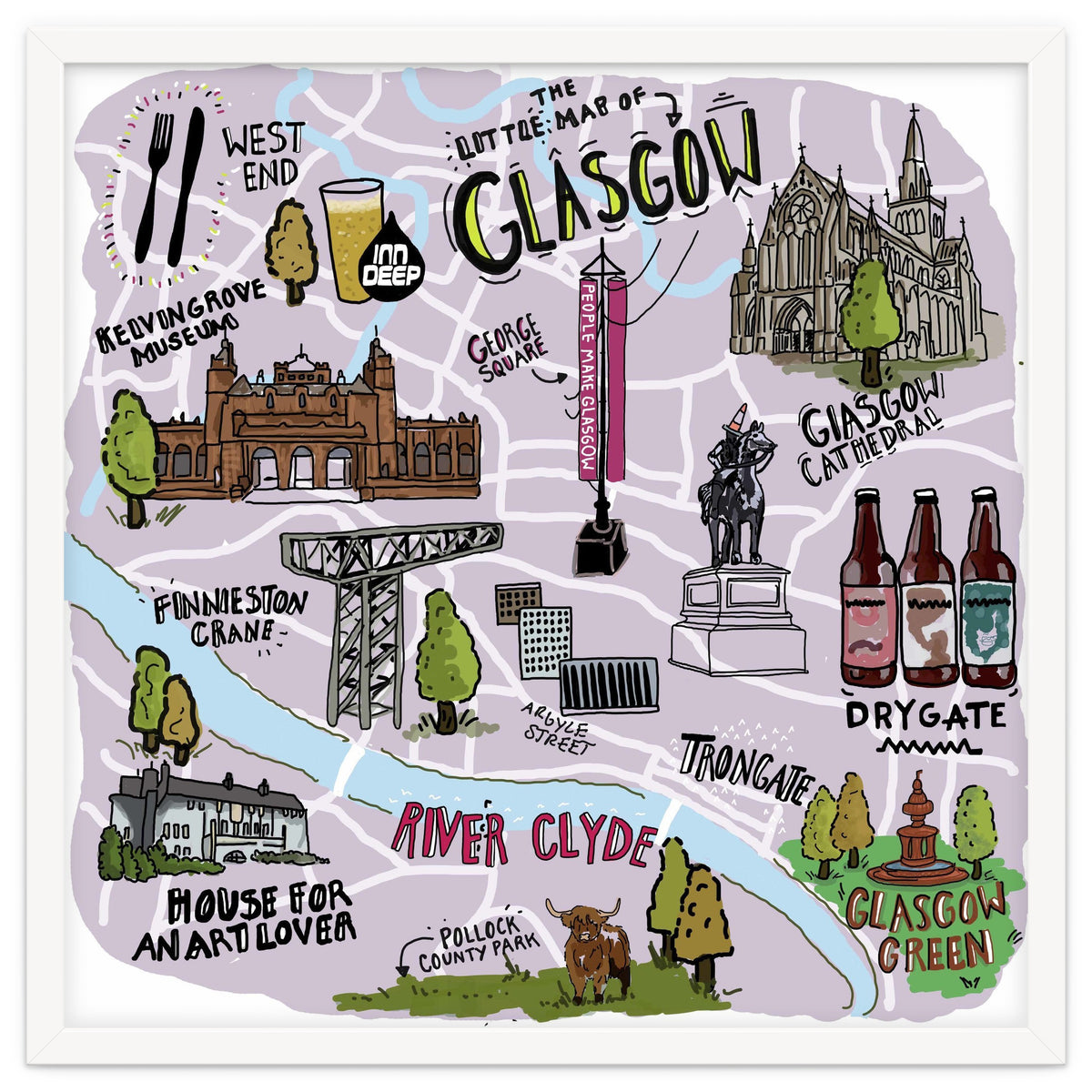 Little Map of Glasgow