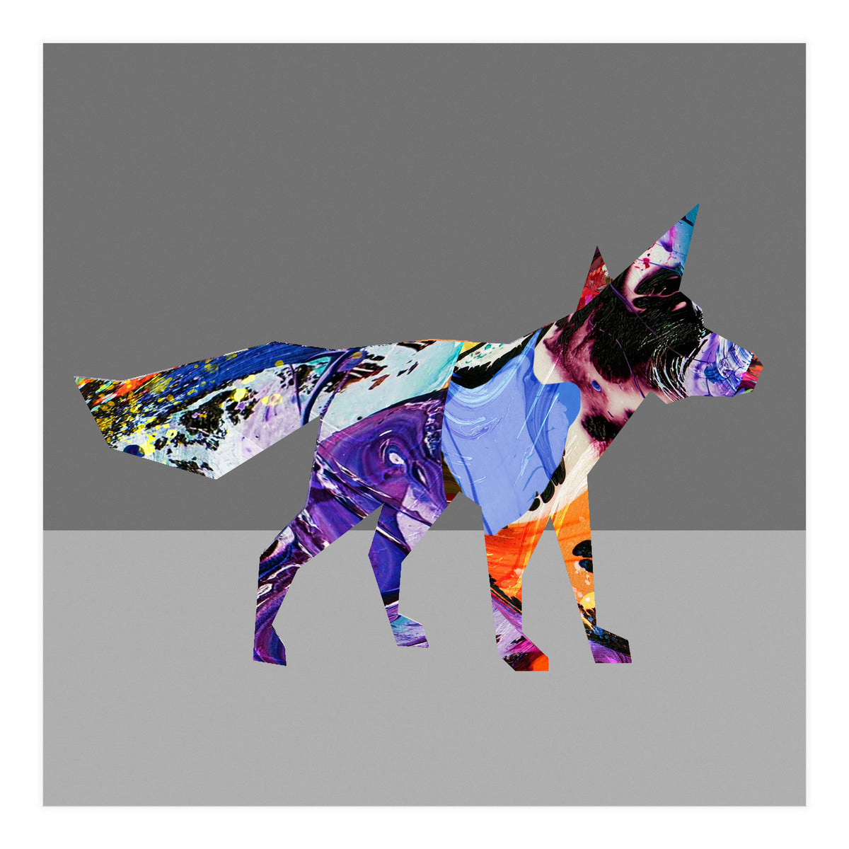 Crazy Ab Fox (Print Only)