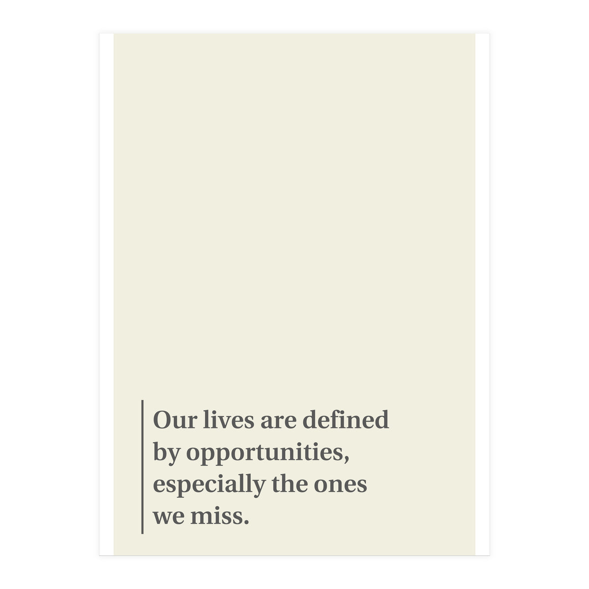 OPPORTUNITIES (Print Only)