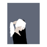 White Hair Beauty (Print Only) thumbnail