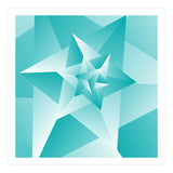 Bluish Trendy Triangle Pattern (Print Only) thumbnail