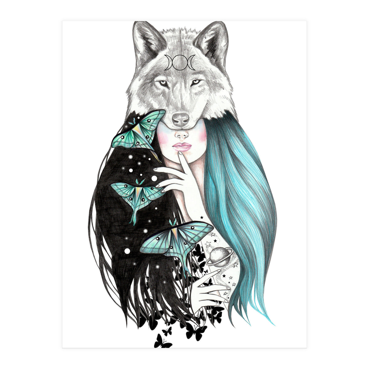 Luna Moth (Print Only)