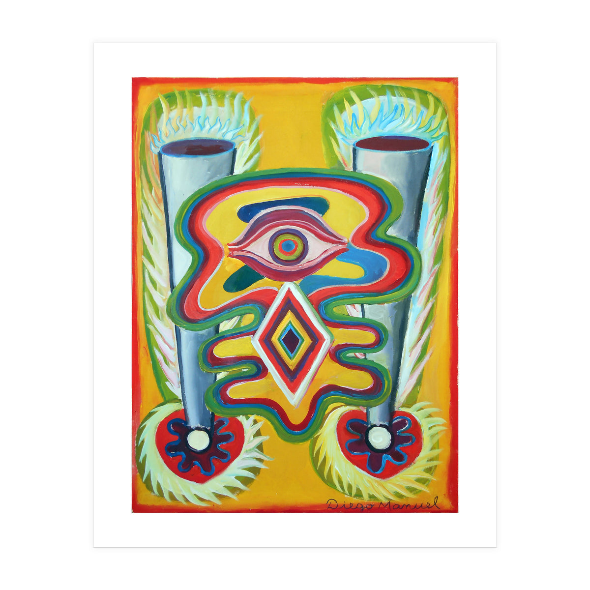 Graffiti Con Fuego (Print Only)