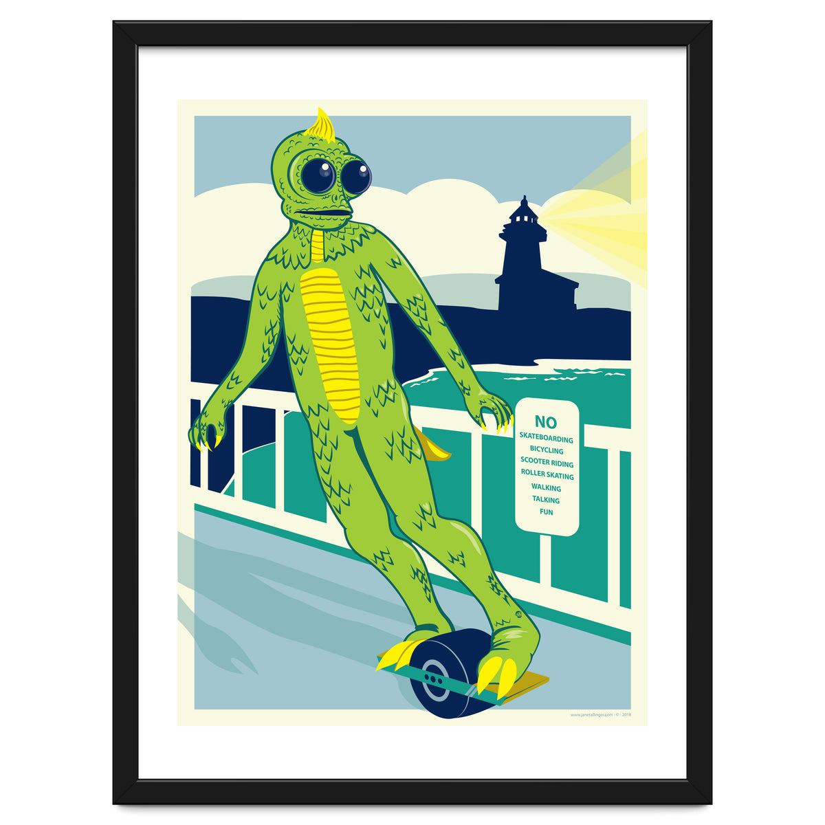 Sleezstak riding One Wheel