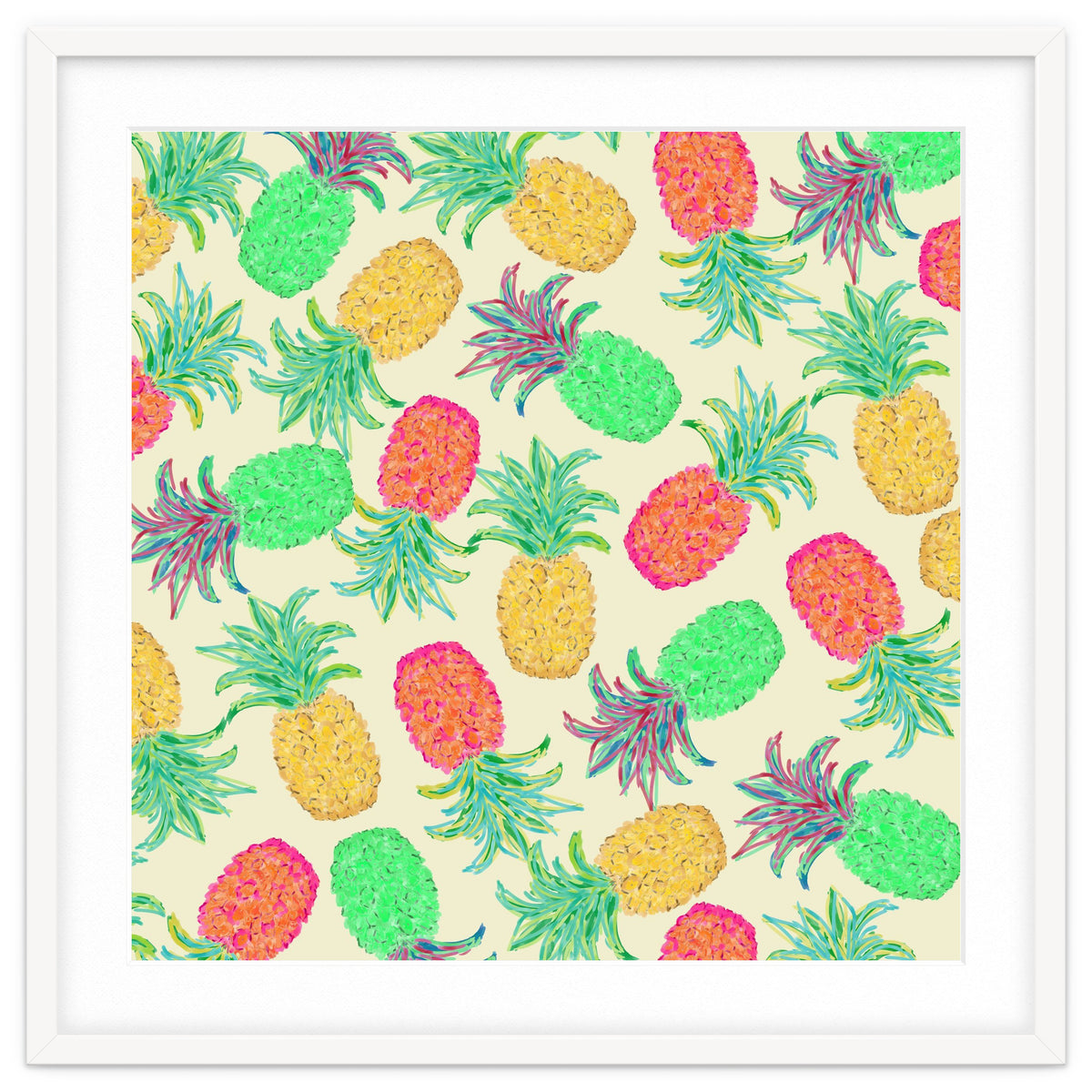 Pineapple Pandemonium Multicolo