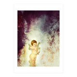 VINTAGE AMOR IN PURPLE ABSTRACT FOREST (Print Only) thumbnail