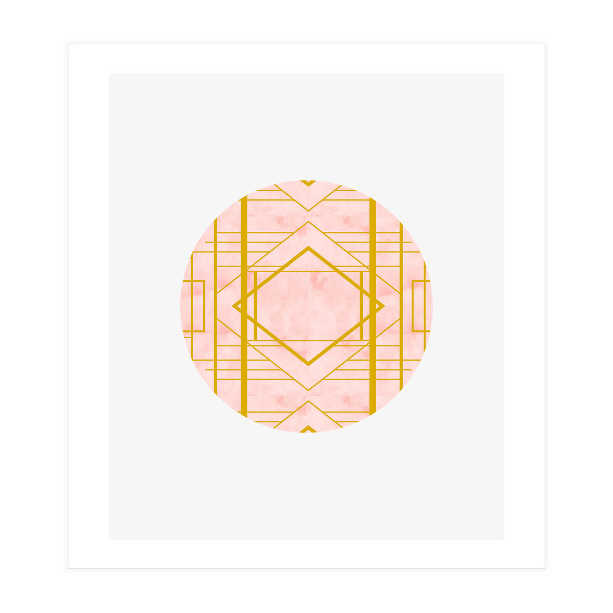 Art Deco Blush (Print Only)