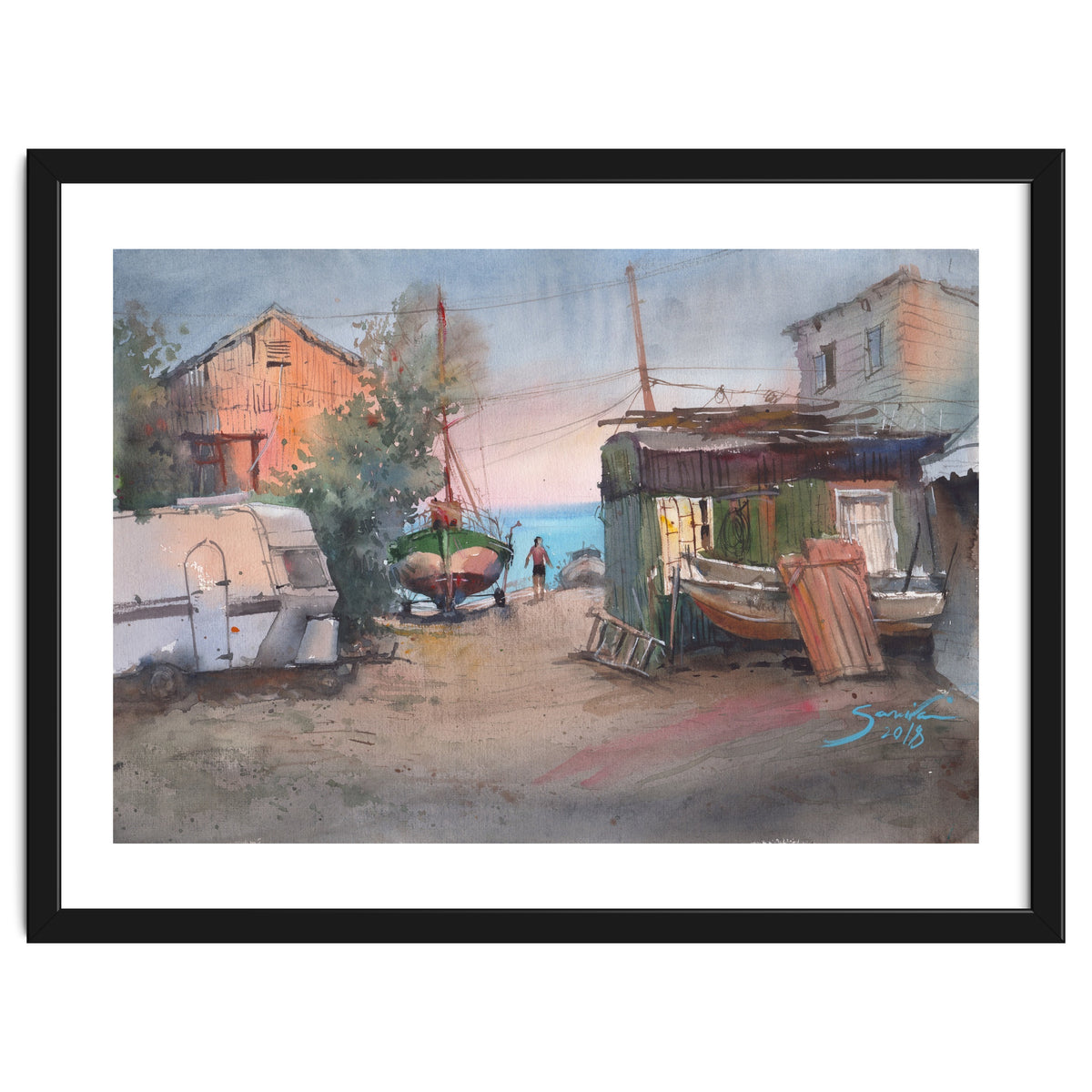 Sunrise on the beach