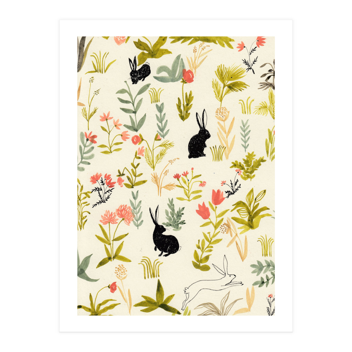 Black Rabbits (Print Only)