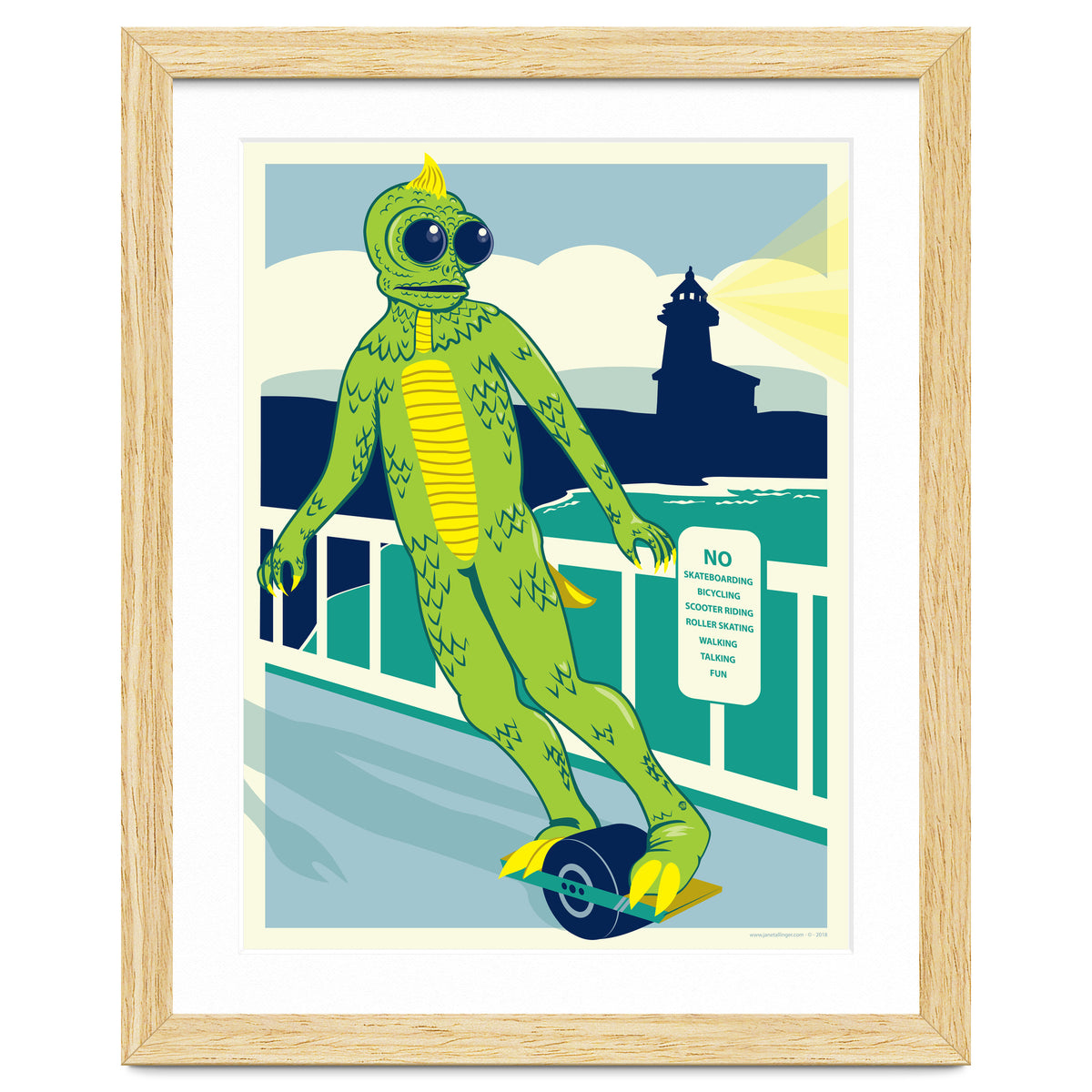 Sleezstak riding One Wheel