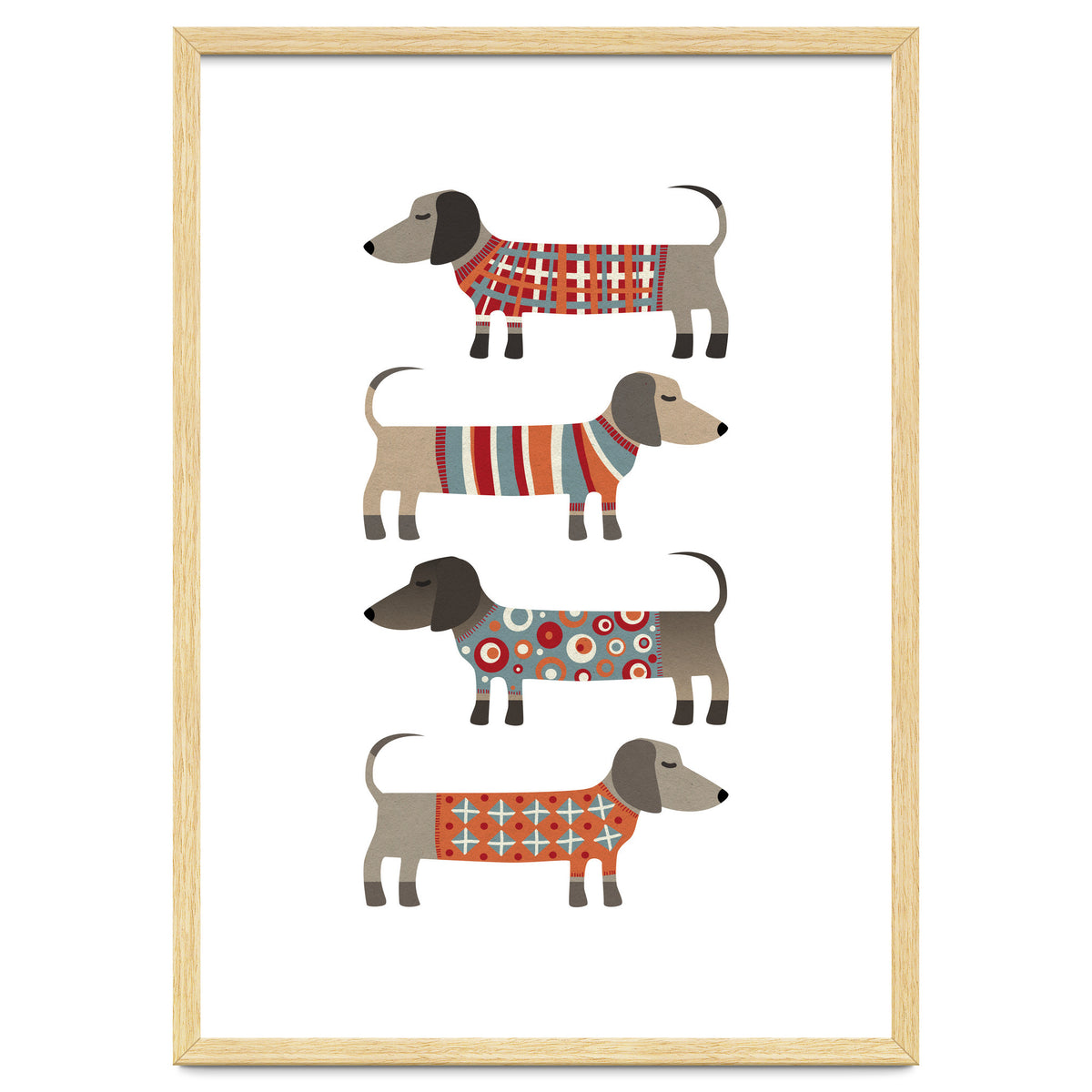 Sausage Dogs In Sweaters