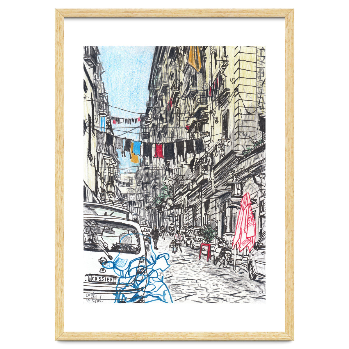 Drying Laundry In Napoli