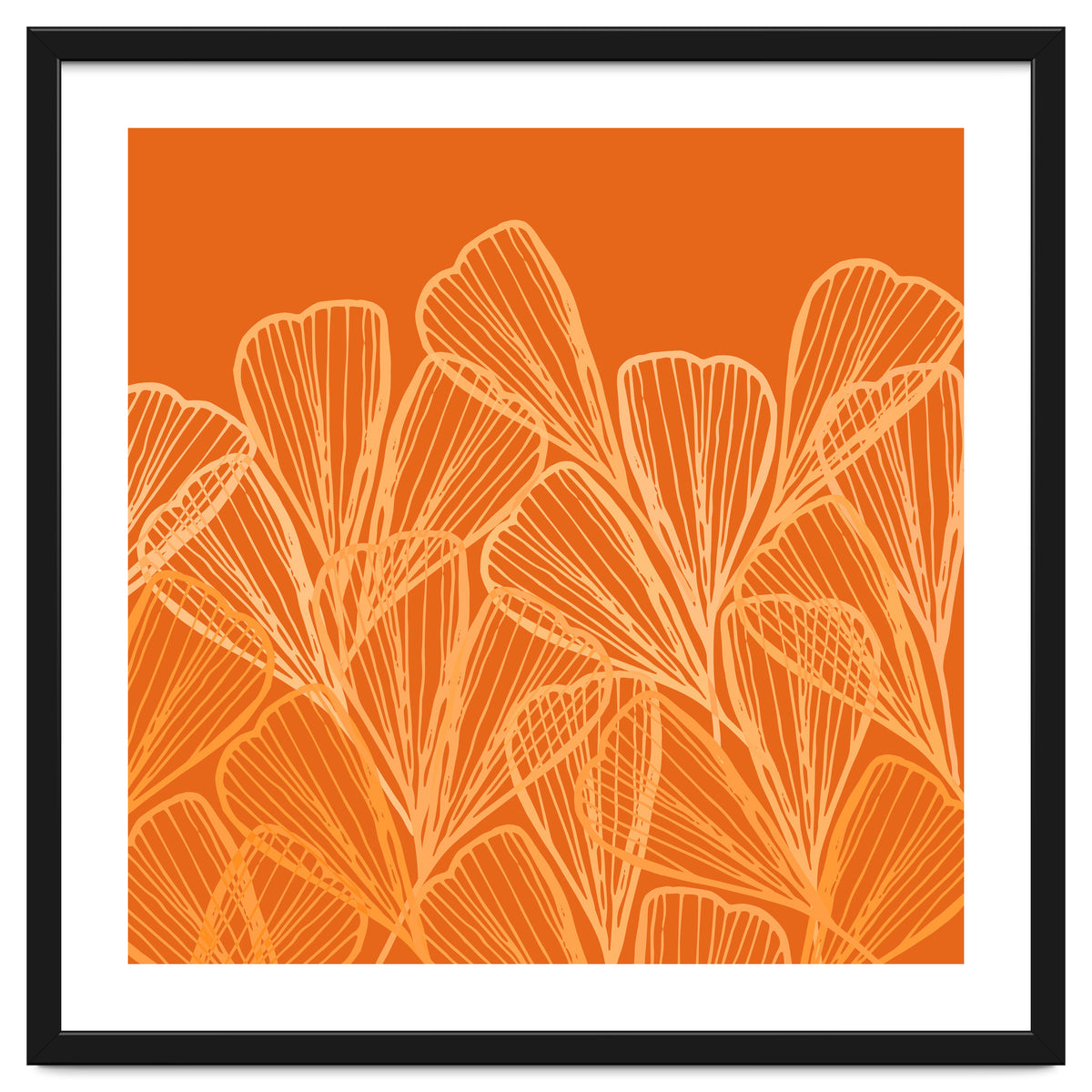 Coastal Orange Flora