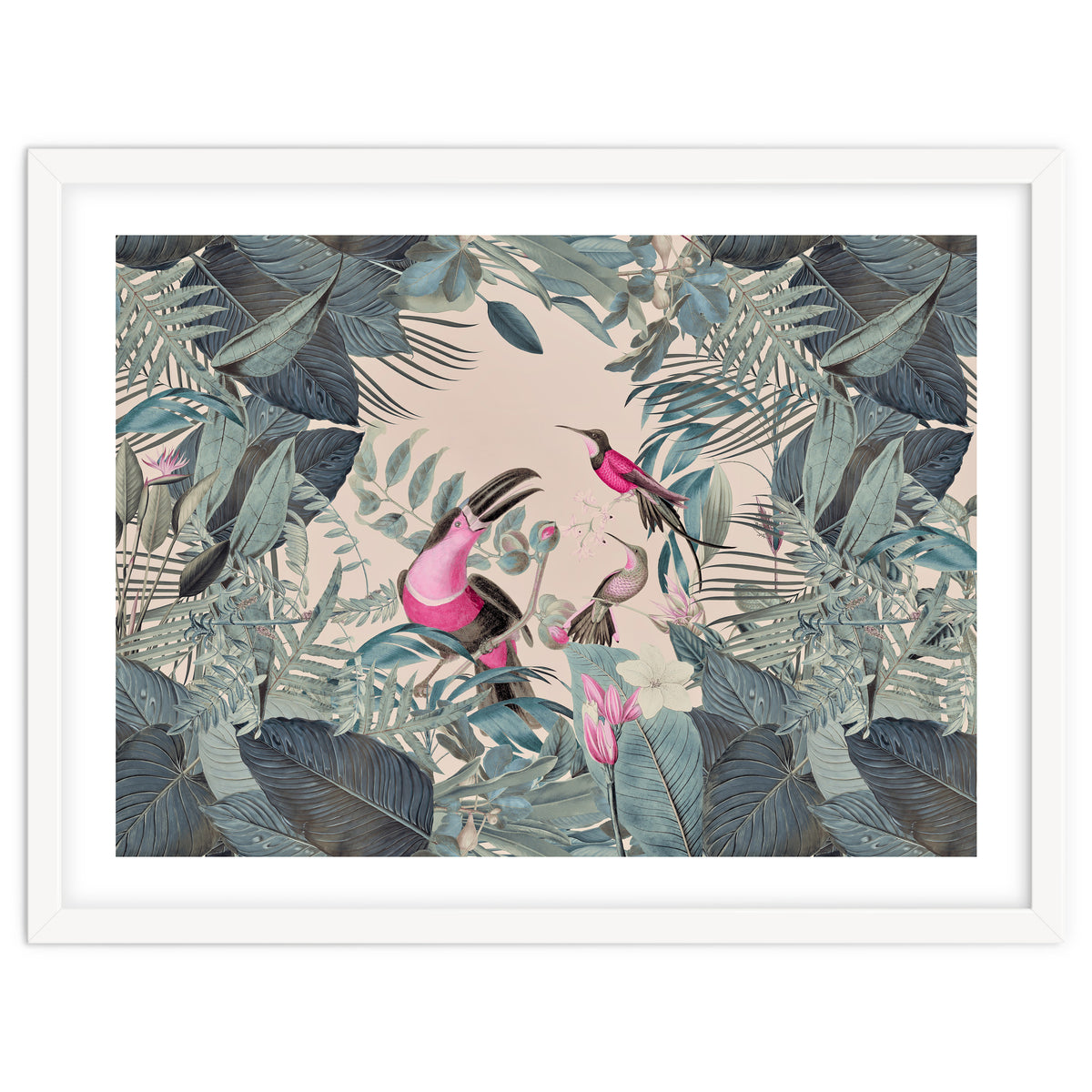 Green Jungle Toucans Color Look