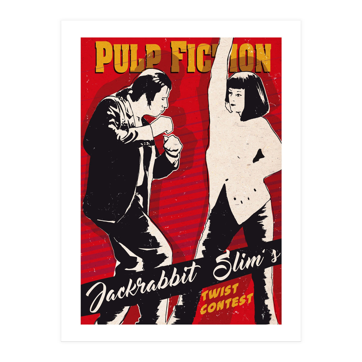 Twist dance Pulp Fiction movie poster (Print Only)