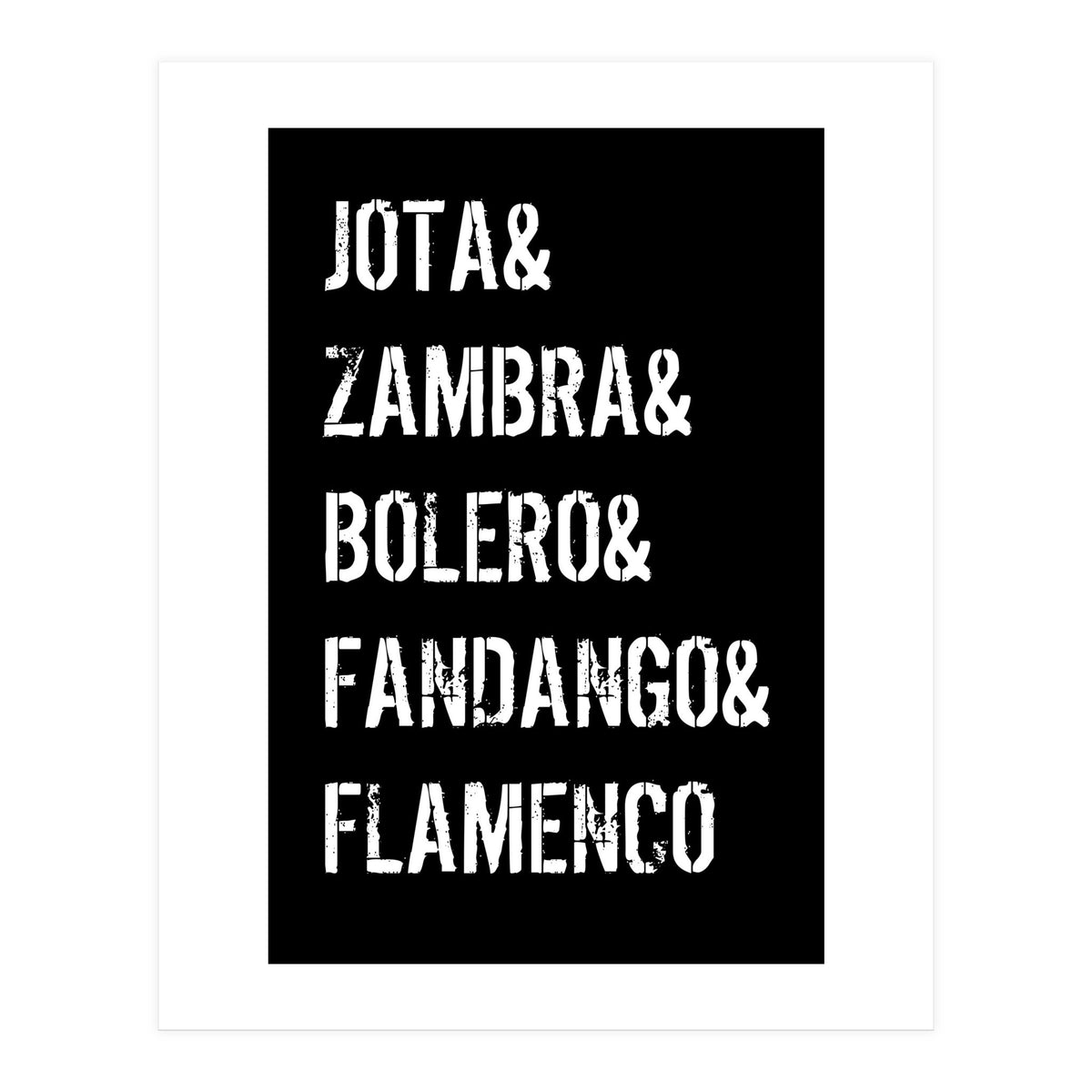 It`s A Spaniard Rythm ! (Print Only)