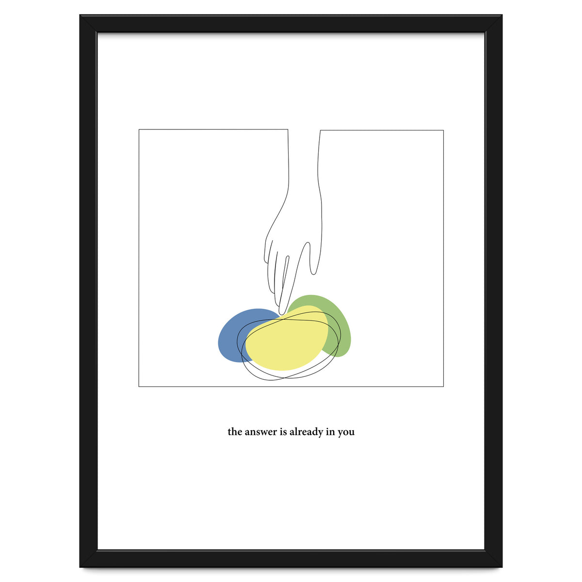 the answer is already in you