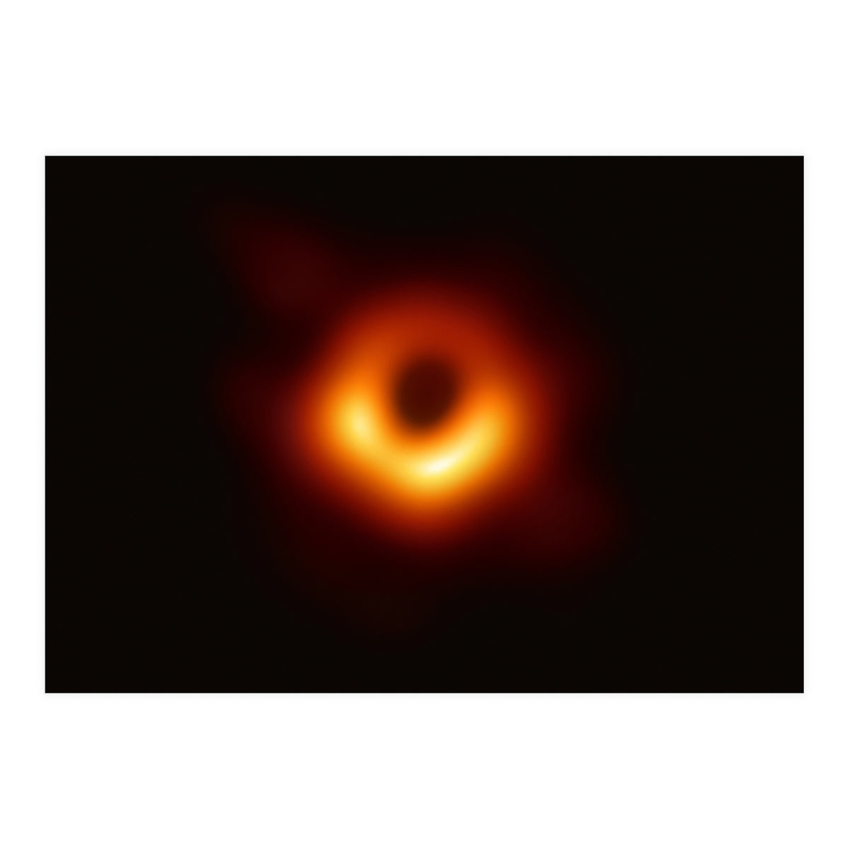 First Image of a Blackhole (Print Only)