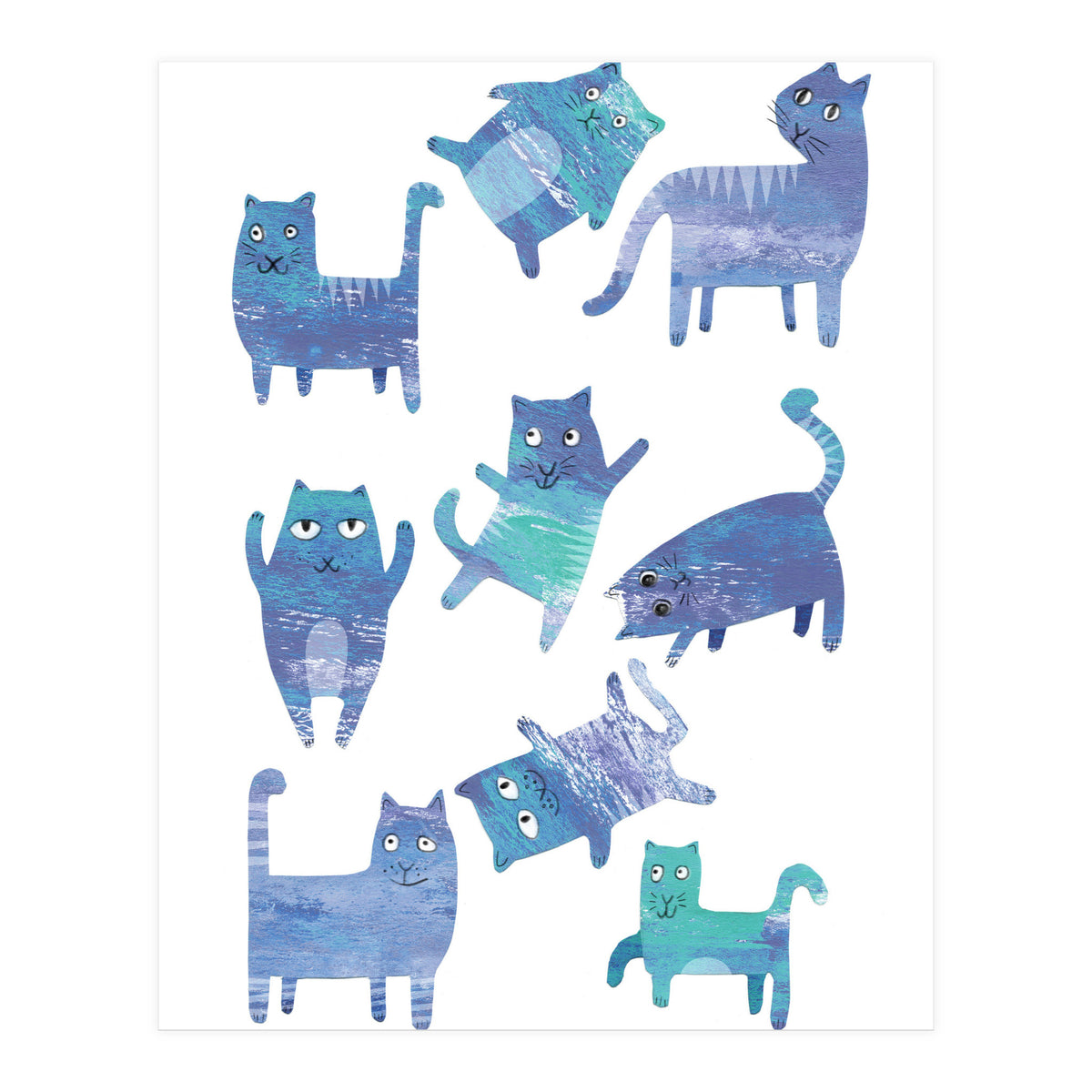 Silly Cats (Print Only)