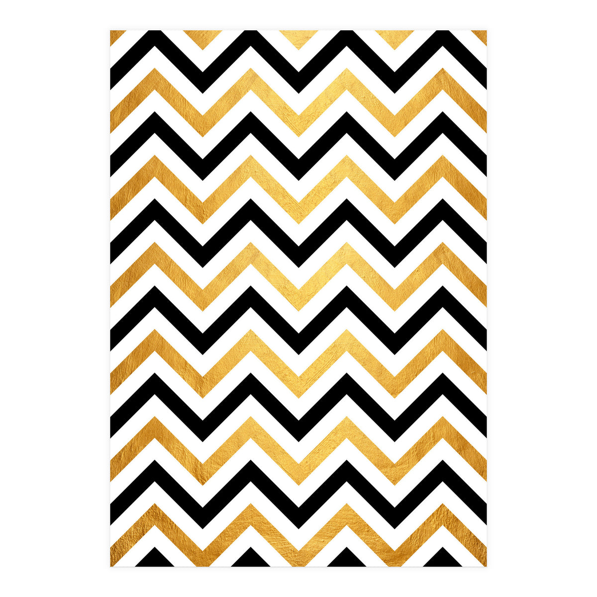 Chevron Golden III (Print Only)