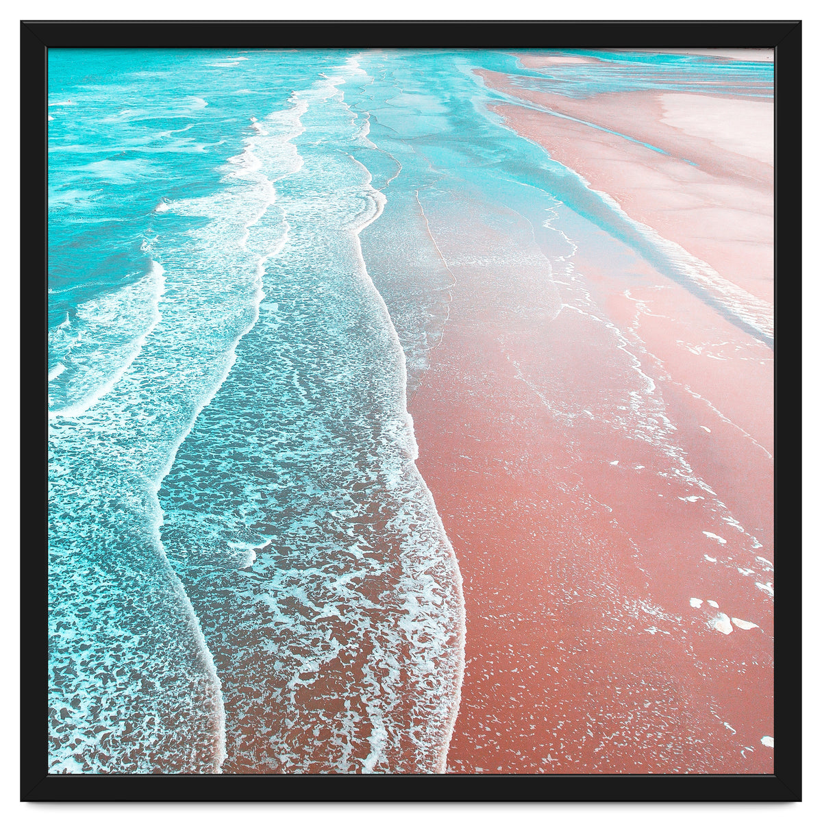 Sea Blue And Rose Gold