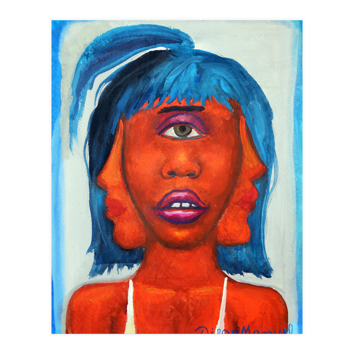 Cabeza De Mujer 8 (Print Only)