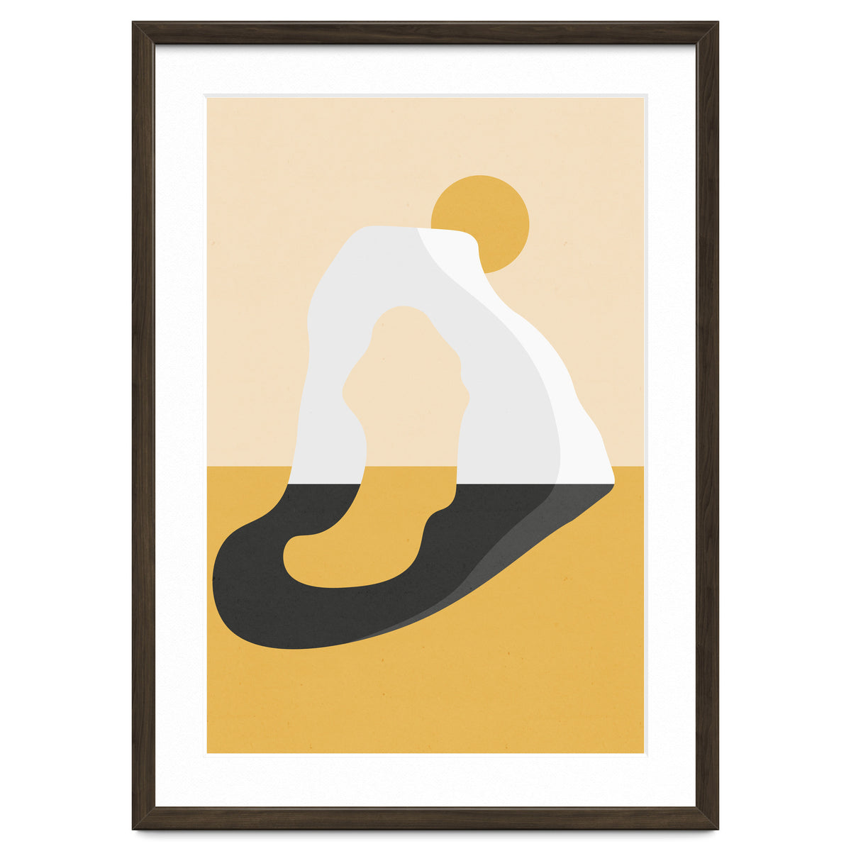 Abstract Arch - Golden Desert