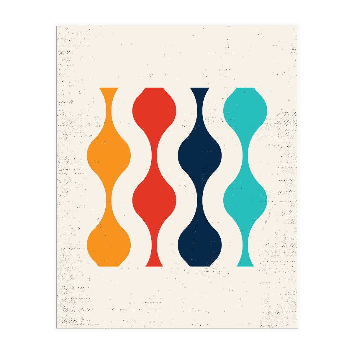 Mid Century Modern Geometry 014 (Print Only)