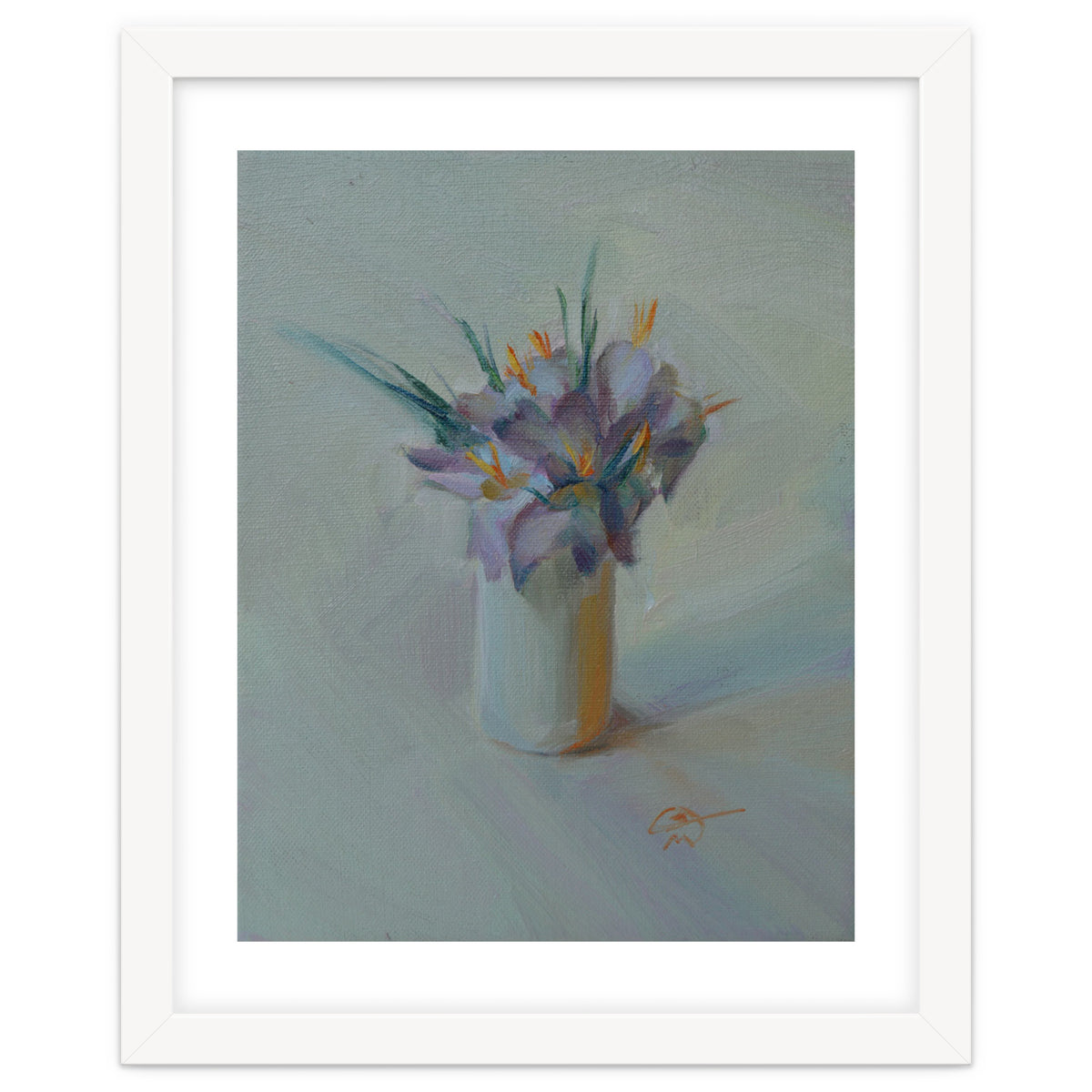 Crocuses Still Life Painting